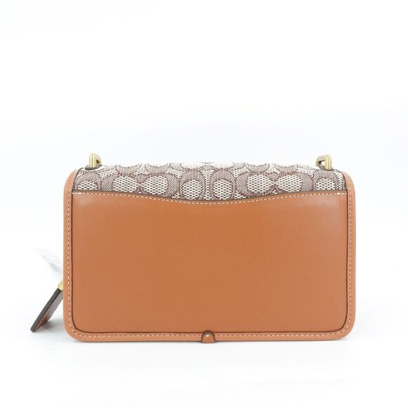 Coach Bandit Signature Shoulder Bag Brown OS - Picture 4 of 14